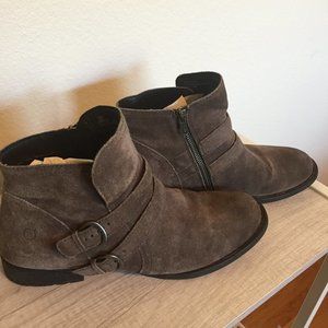 🌸 Plus Size - Brown Booties